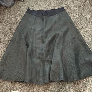 Vintage Y2K Valentino Pleated Skirt size 4 Gray